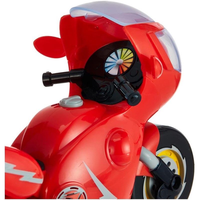 Ricky Zoom Toy Motorcycle with Light and Sounds, Red for