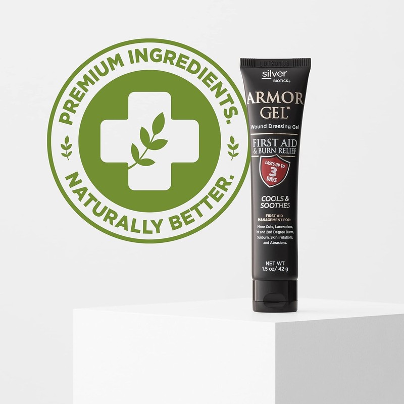 Silver Biotics Armor Gel Wound Dressing Gel | First Aid