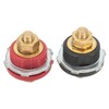 2 Pcs 3/8in Thru Panel Battery Terminal Connector 250A Positive