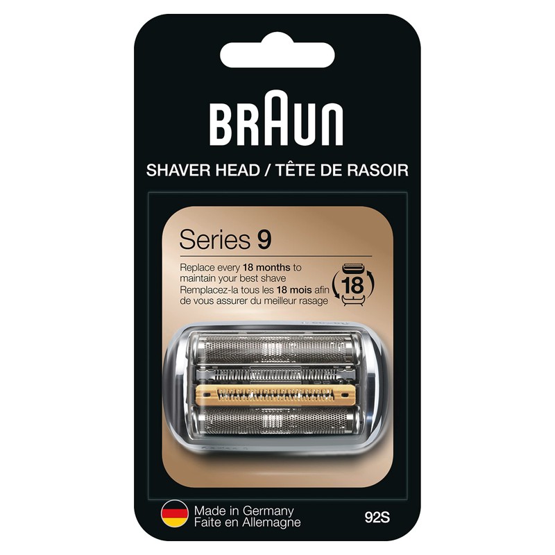 Series 9 Men's Electric Shaver Head ORIGINAL Replacement Blade, Silver