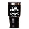 ODTGifts Funny Jigsaw Puzzles Tumbler Just Another Wine Drinker With