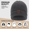 sportvibe Knit Cuffed Beanie for Men and Women, Stretchy Soft