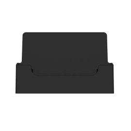 Marketing Holders 10 Pack Black Business Card Holder Countertop Horizontal Display Stand