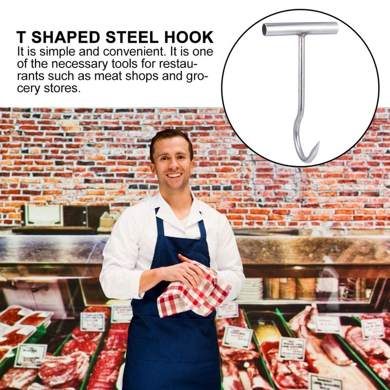 iplusmile Grill Meat Hook Butcher Hook Grill Hook Stainless Steel