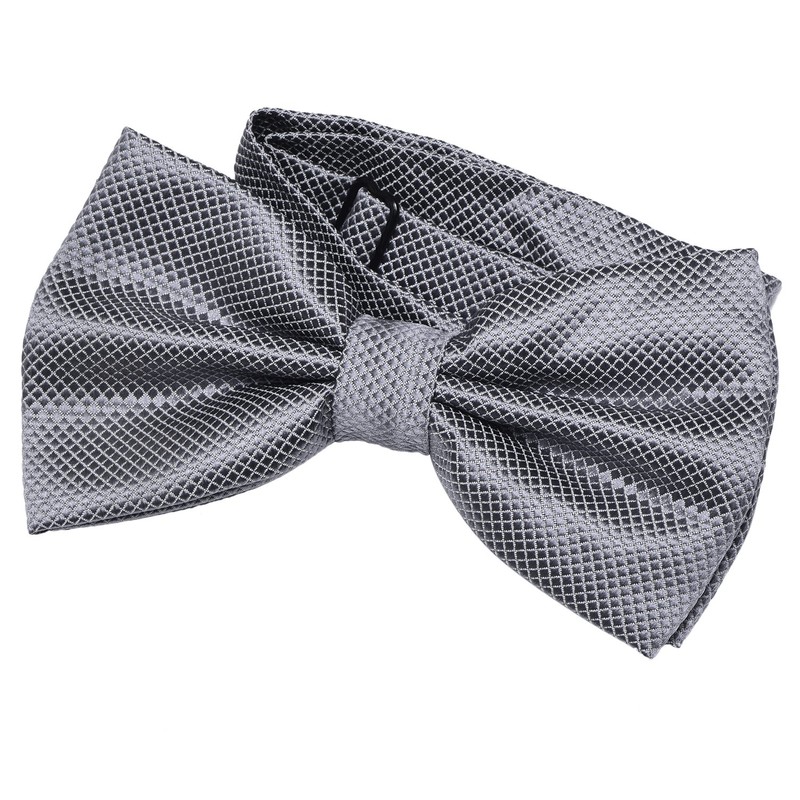 DonDon Men's Bow Tie and Pocket Square Tied and Adjustable