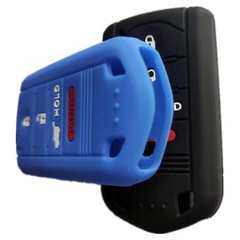 Smart Key Fob Covers Case Protector Keyless Remote Holder for Acura MDX TL TLX ZDX RDX TSX RL ZD IL M3N5WY8145 (Not fit Engine Hold FOB) Black OEM Part Number 267F-5WY8145 KR5434760