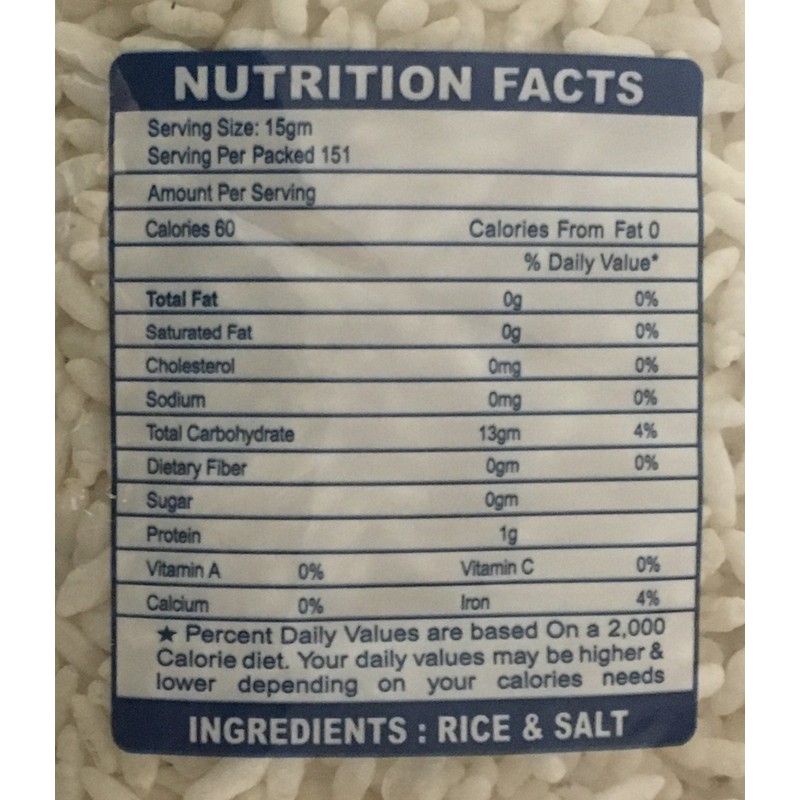 Swad Basmati Mamra (Puffed Rice) - 4 Lbs, 1.816kg, VALUE