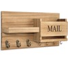 Lwenki Mail Organizer for Wall Mount – Key Holder with