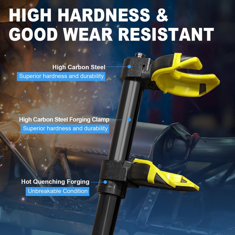 8MILELAKE Macpherson Strut Spring Compressor Kit Interchangeable Fork Coil Extractor