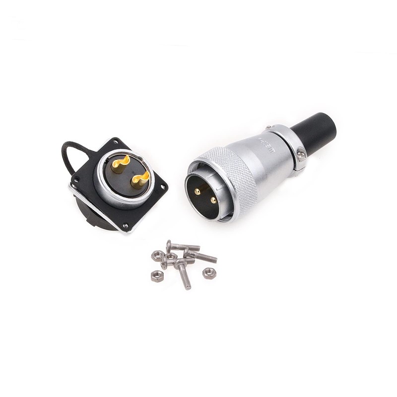 ZBLZGP WEIPU WS28 2 Pin Aviation Connector Waterproof IP67 Metal
