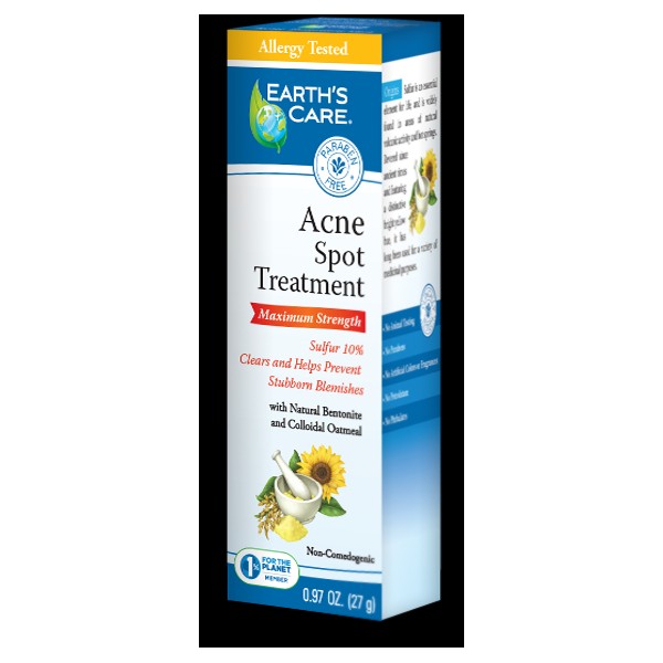 Earth's Care Acne Spot Treatment 10% Sulfur 27 grams / 0.96 oz