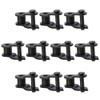 Fudeshe 10Pcs Roller Chains,#50 Chain Offset Half Link Roller, Carbon