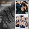 DUAIU 3Pcs Hair Styling Comb Set for Men, with Barber