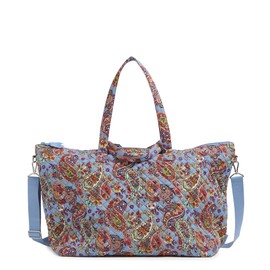Vera Bradley Cotton Overnight Tote Travel Bag, Provence Paisley