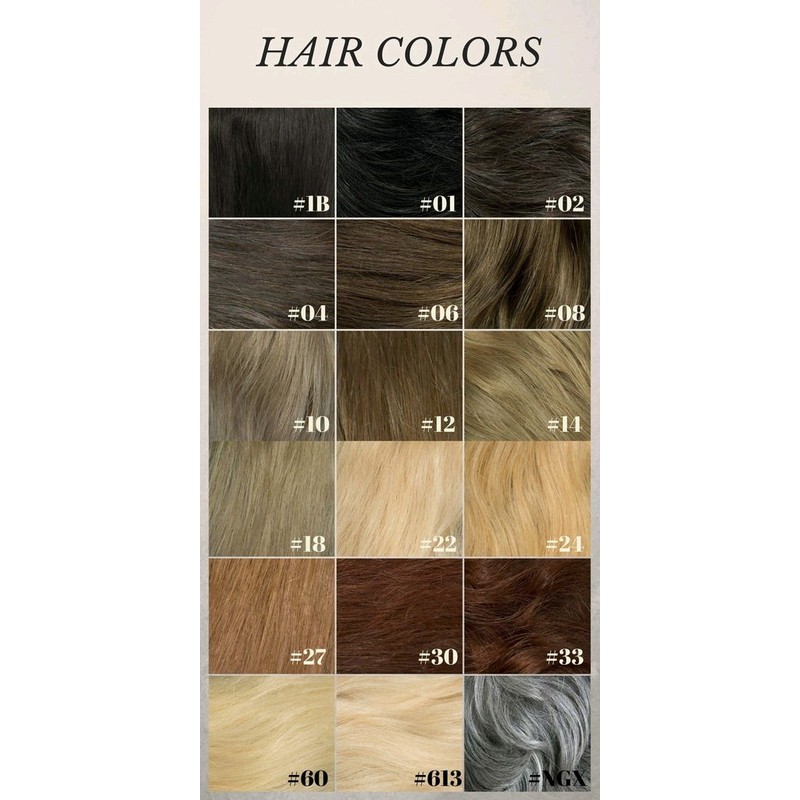 Model Model DreamWeaver Yaky 100% 8" Human Hair- Color 1B