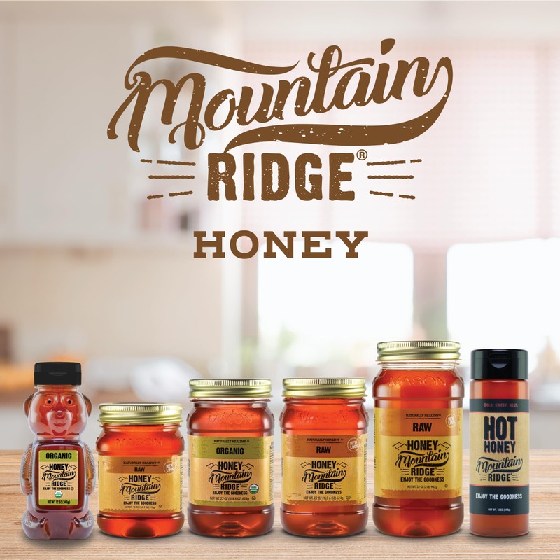 Mountain Ridge Organic Honey Bear (12oz Pack of 1)