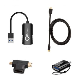 Game Capture Card Audio Video Capture Card 1080P HDMI to USB Recording DSLR Camcorder Action Cam Computer for Gaming, Streaming, Education, Video Conferencing, Live Broadcast