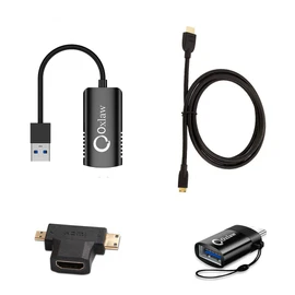 Game Capture Card Audio Video Capture Card 1080P HDMI to USB Recording DSLR Camcorder Action Cam Computer for Gaming, Streaming, Education, Video Conferencing, Live Broadcast