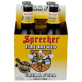 Sprecher Vanilla Caramel Creme Soda 16 oz. 4 pk