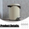 LvYiLinggg 4pcs 0.9*7mm Torsion Spring Trash Can Adjustable 3 Coil