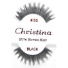 6 packs #30 Christina 100% Human Hair Fake Eyelashes