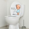 Toilet Sticker Clean Your Funny Toilet Stickers Waterproof Removable Toilet