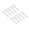 10pcs Z Shaped Wide Tooth Comb Stylish Portable Double Sided