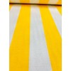Yellow White Striped Fabric - Stripes Curtain Upholstery Material 140cm