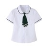 LERTREEUK Ladies Girls Pre Tied Sailor Tie Striped Uniform Costume