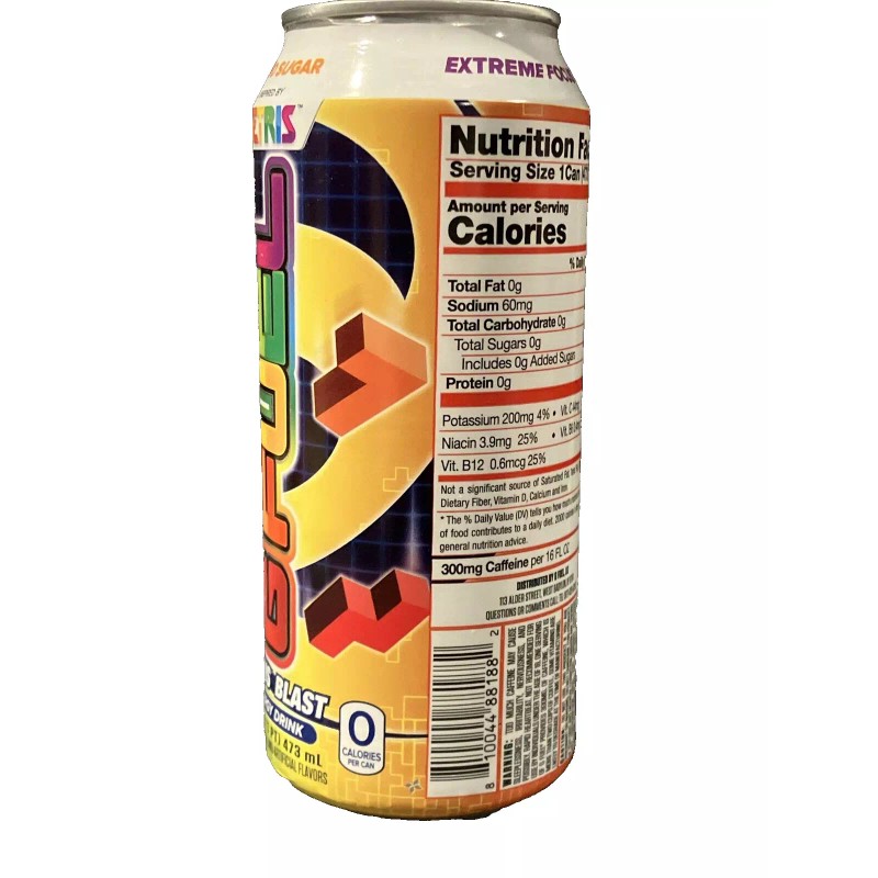 G Fuel BB 8/2025 GFUEL TETRIS BLAST ZERO SUGAR ZERO