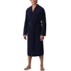 Schiesser Men's Bathrobe 125 cm Length Light Terry Cloth Organic