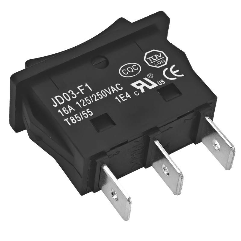 KCD4-3NC 3 Pins 3 Positions Double Side Momentary Rocker Switch