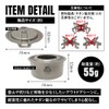 TITAN MANIA Alcohol Stove, Titanium, Lightweight, Durable, Single Stove, Alcohol