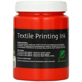 Permaset Aqua Supercover 300ml Fabric Printing Ink - Scarlet