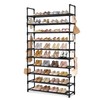 LANTEFUL Tall Shoe Rack 10 Tier Shoe Organizer Large Shoe