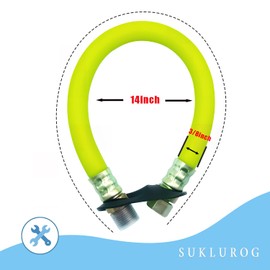 STAN1438 3/8 '' Oil Drain Hose Compatible With B-ri & S-tra Tecumseh, Kohler Engines with A 3/8" Inch Drain Port Size(GREEN)