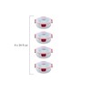 Joseph Joseph Nest Lock 8-piece Plastic BPA Free Round Food