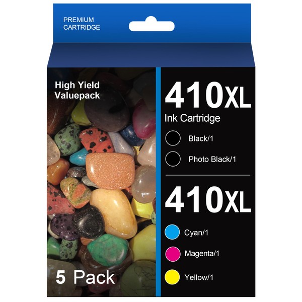 410XL Ink Cartridges High Yield Replacement for Epson 410 410XL