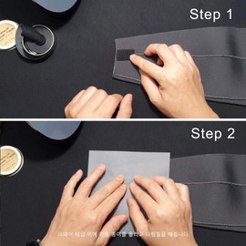 Waterproof Iron-On Seam Sealing Wetsuit Neoprene Fabric Fusing Adhesive Repair Tape (Black, 2M)