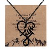 Oneress Christian Mustard Seed Necklaces - Heart Pendant Faith Necklace