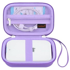 Canboc Carrying Case for Canon Ivy 2/Canon Ivy/Canon Ivy CLIQ+2 CLIQ 2 Mini Photo Printer Mobile Wireless Bluetooth Instant Camera Printer, Mesh Bag fit Photo Paper Cable, Purple
