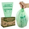 AIRNEX Compostable Kitchen Trash Bags 8 Gal - Cornstrarch Leakproof