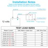 200 AMP Waterproof Circuit Breaker,with Manual Reset,12V-48V DC,30A-300A,for Car Marine