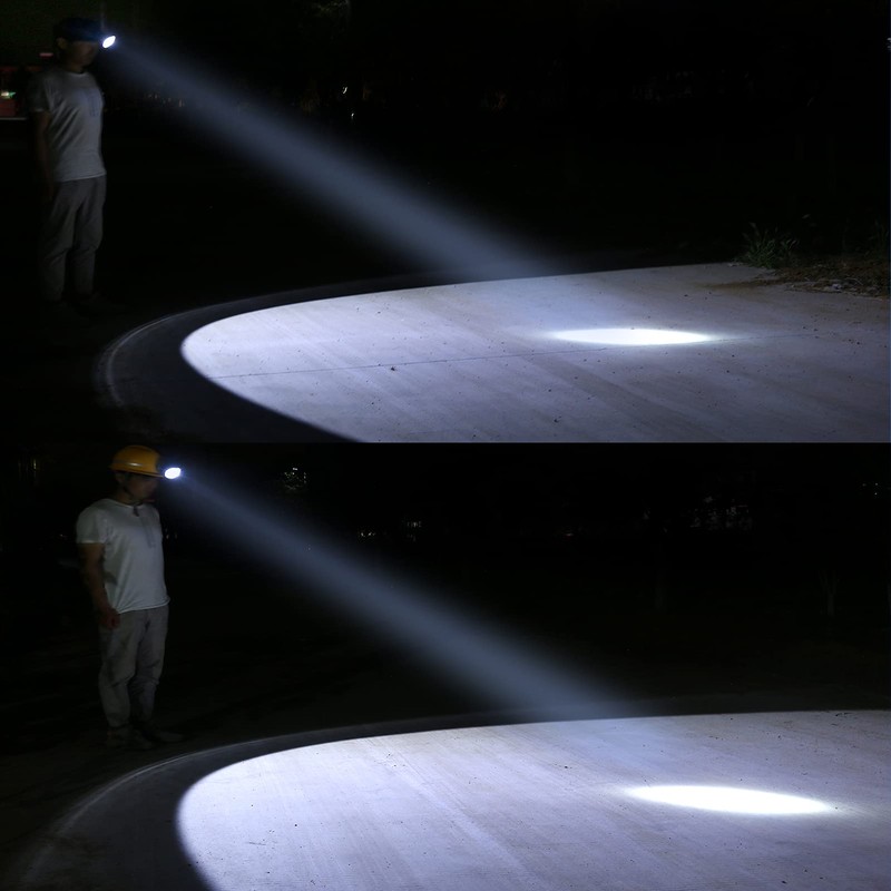 Safety Mining Light Professional Rechargeable Mining Headlamp, 1+6 LED Super
