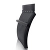 TORQUE Quarter Fenders for Semi Truck, 24" x 24" Black