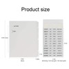 Multibey A5 Dividers 6-Tabs with Tab Sticker Labels 6-Ring A5