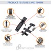 Garden Gate Accessories Metal Fixing Latch T Hinges Spring Closer
