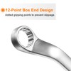 sourcing map 2pcs Offset Extra Long Box End Wrench 19
