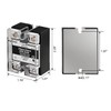 Heschen Single Phase DC/AC Solid State Relay, SSR-25DA, Input 4-32VDC,