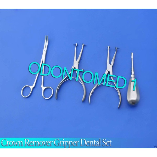ODM Set Of 4 Pcs Dental Crown Gripper Remover Pliers